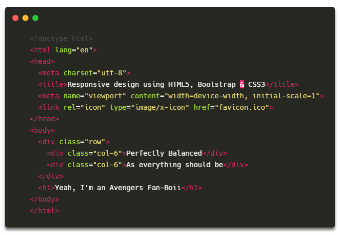 Html5, Css3, Bootstrap, OMG! Take my money🤑