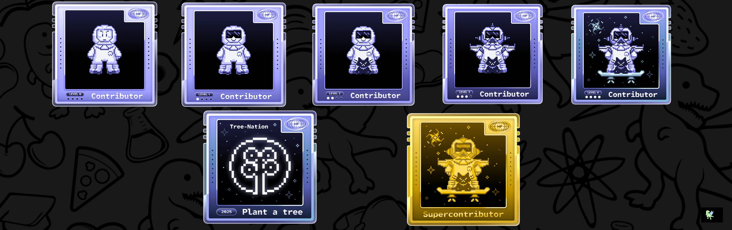 An image of @ayushpandey101's Holopin badges, which is a link to view their full Holopin profile