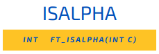 isalpha