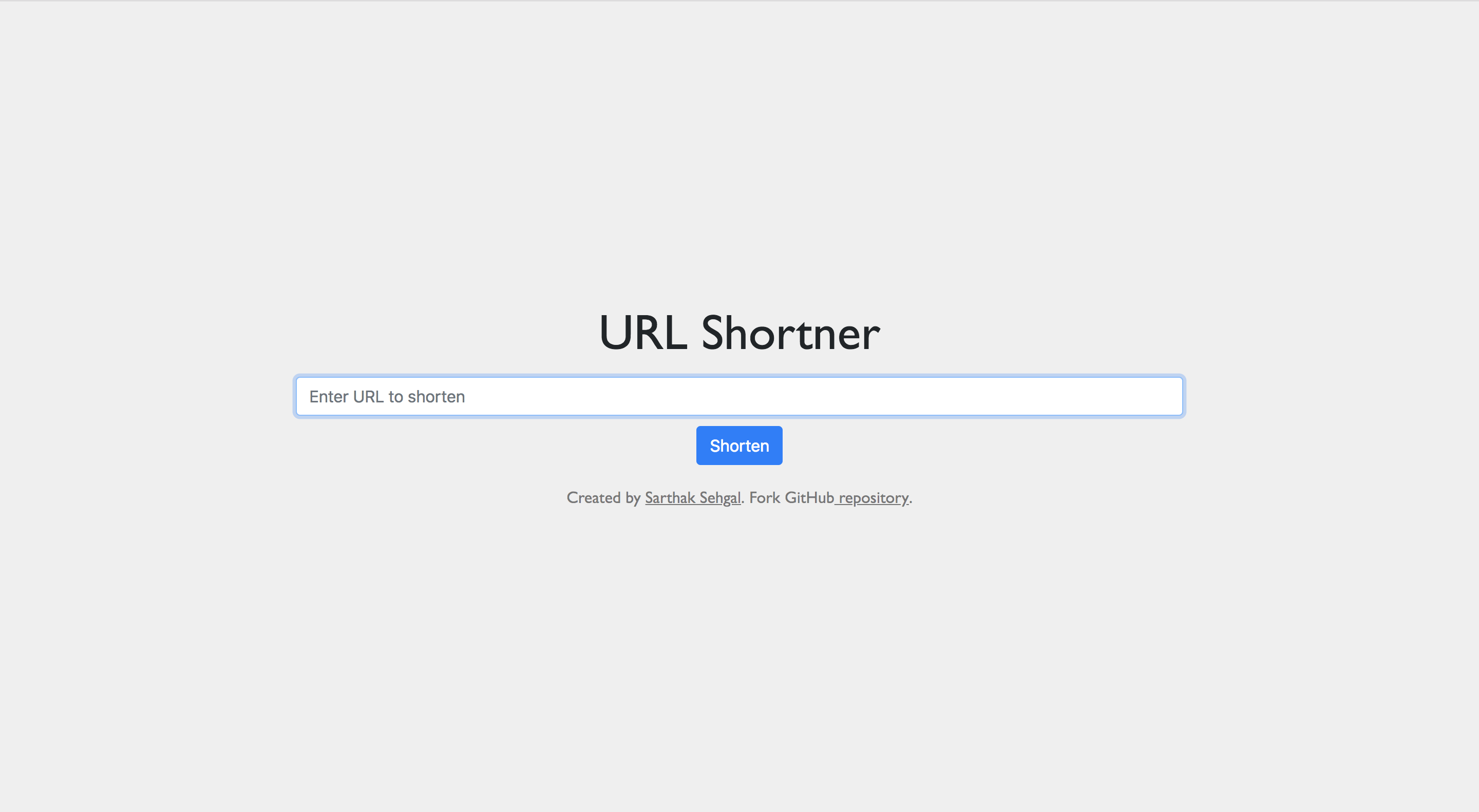 URL Shortner