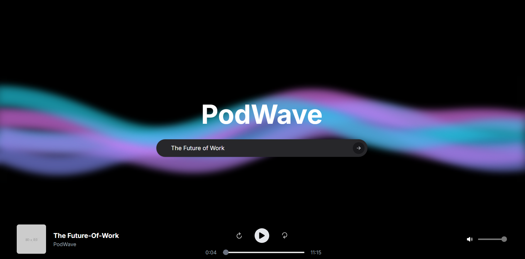 podwave page