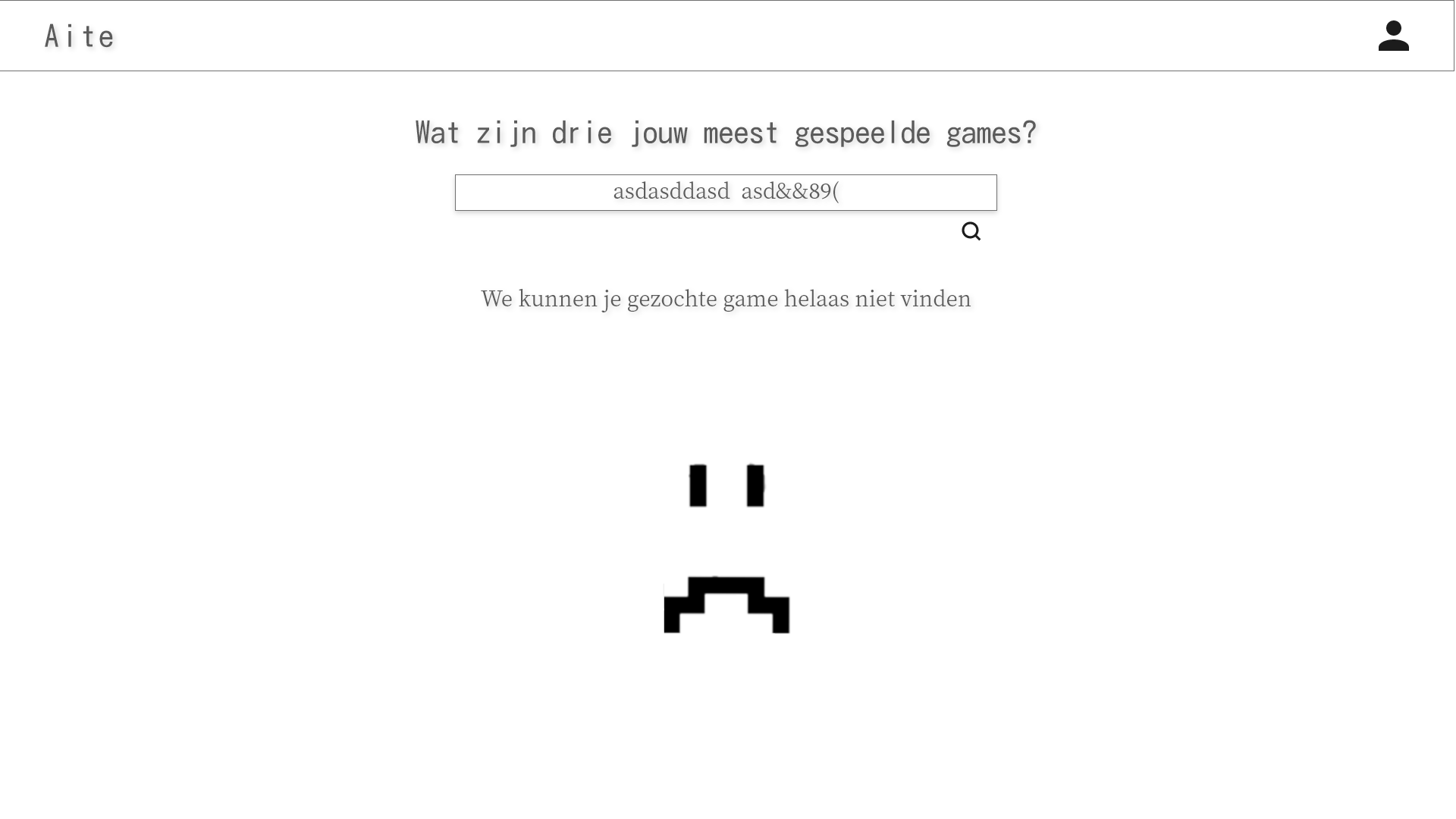 Error-state game not found