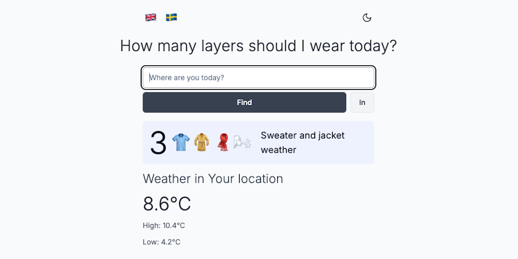 How many layers today?