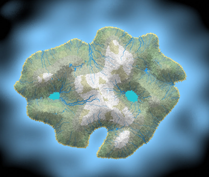 example of generated island