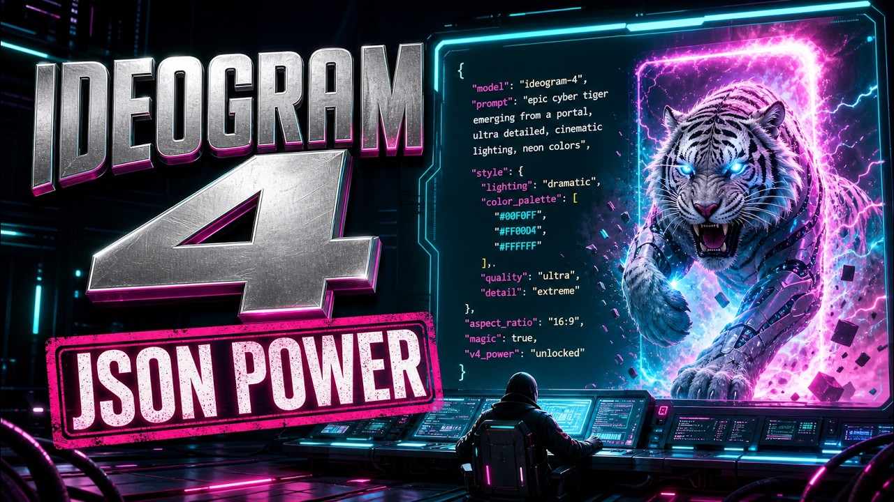 Ideogram 4 is HERE: The Ultimate JSON Prompting Masterclass