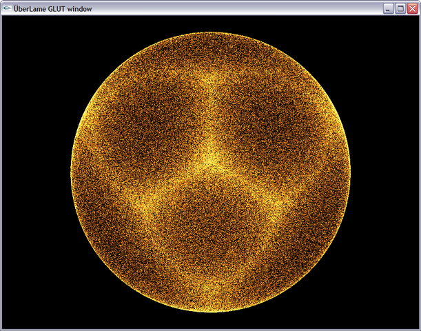 Non-uniform sphere distribution