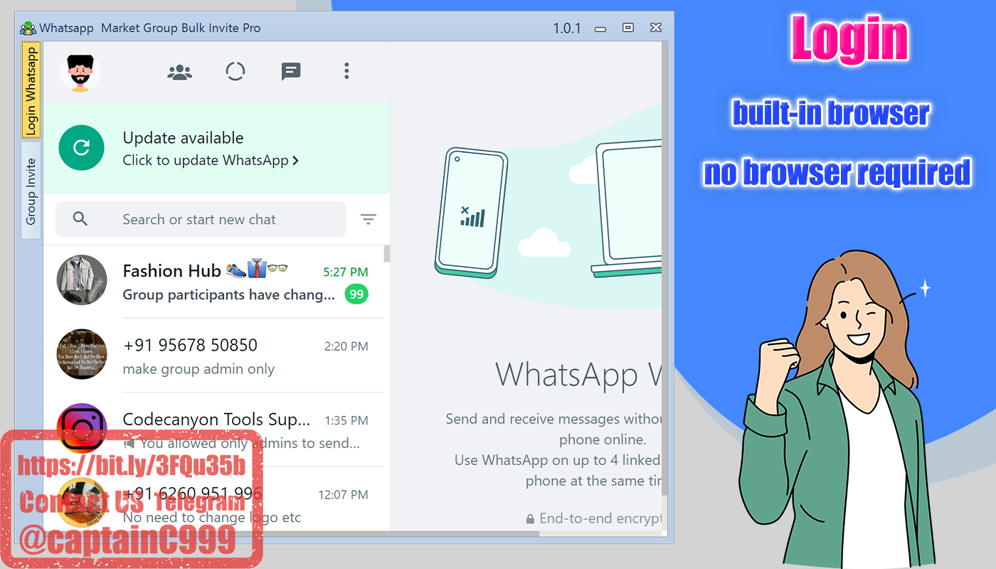 Whatsapp Contacts|Number Bulk Invite Pro 3.2.2