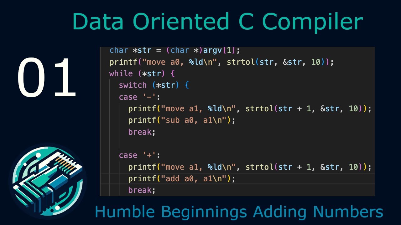 Humble Beginnings - Data Oriented C Compiler