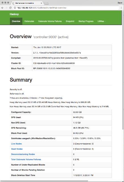 HDFS NameNode UI