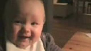 FUNNIEST SLOW MOTION BABY LAUGH