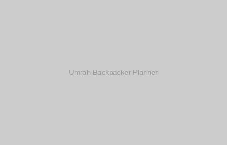 Umrah Backpacker Planner