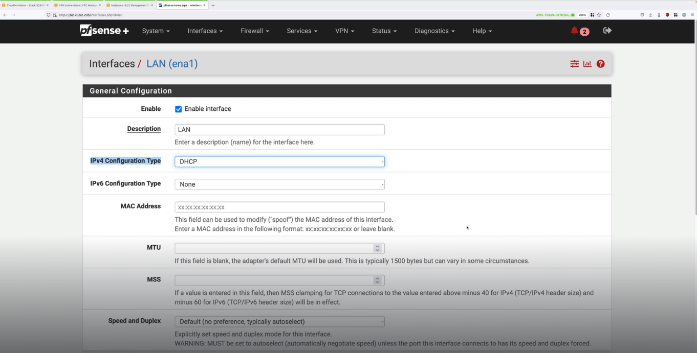 LAN Configuration