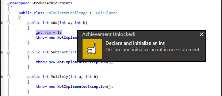 Achievement Highlighting