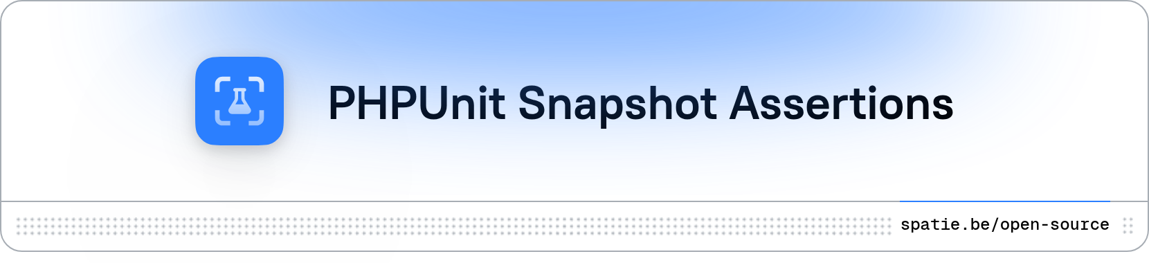Logo for phpunit-snapshot-assertions