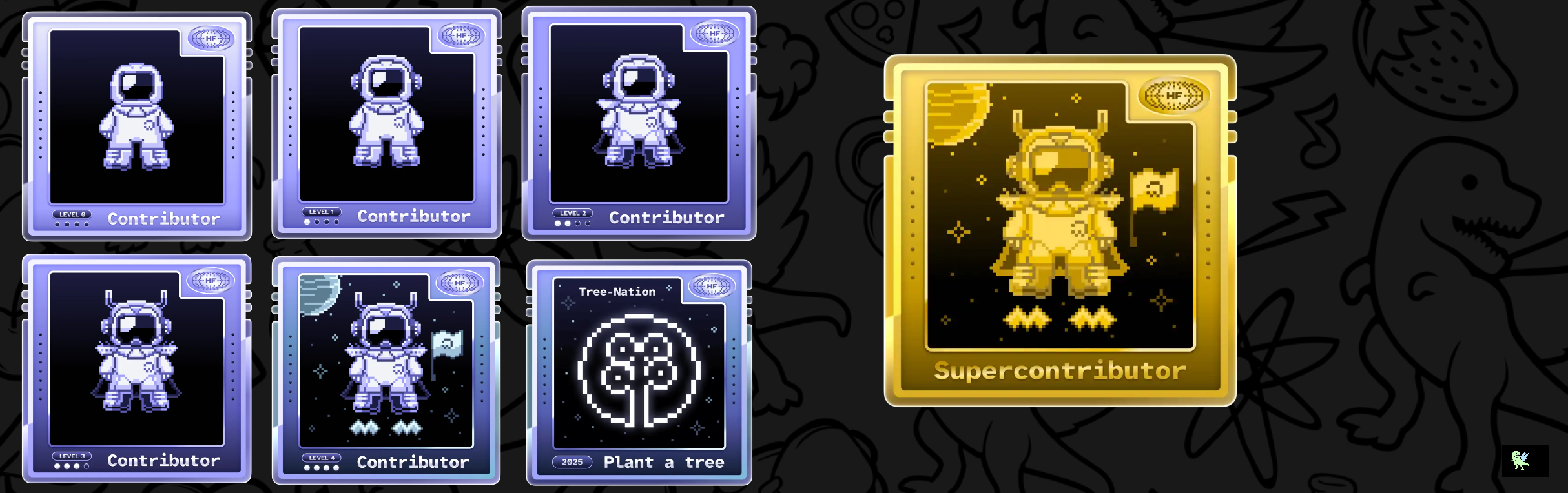 An image of @azrilpramudia's Holopin badges, which is a link to view their full Holopin profile