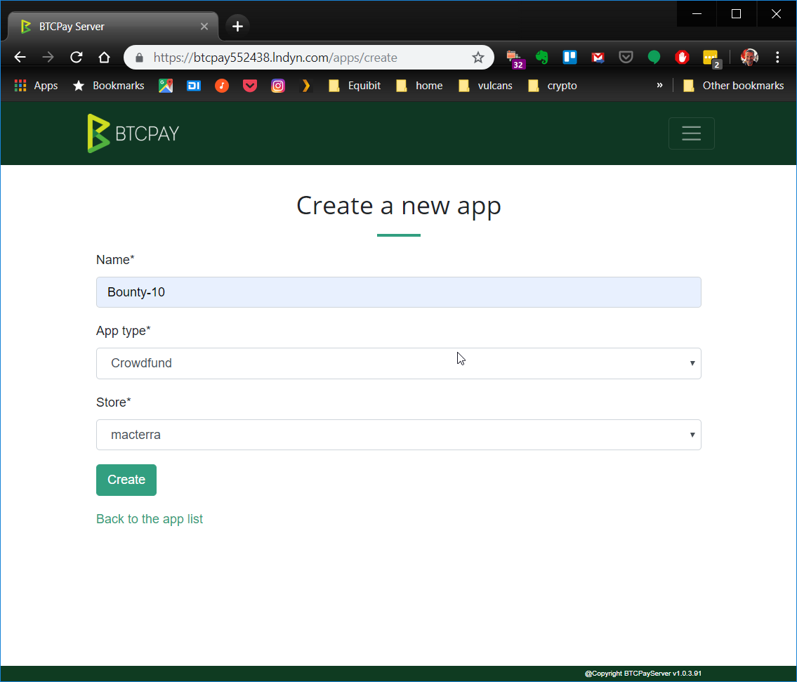 create crowdfund app