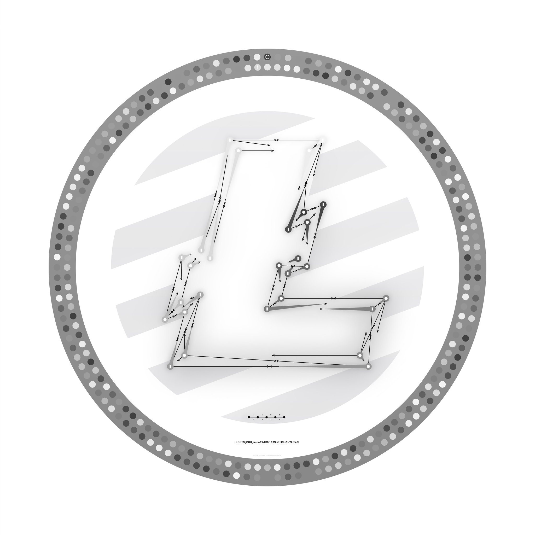 An image of the Litecoin Segwit puzzle.