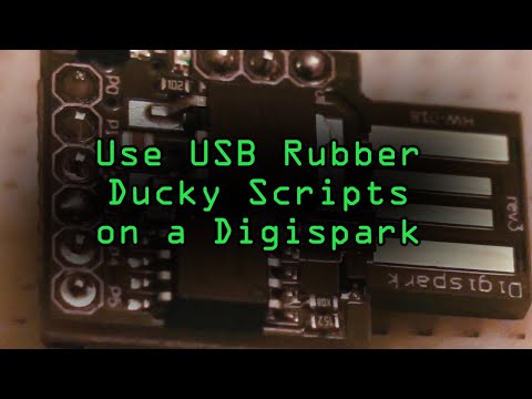 Use USB Rubber Ducky Scripts & Payloads on an Inexpensive Digispark Board