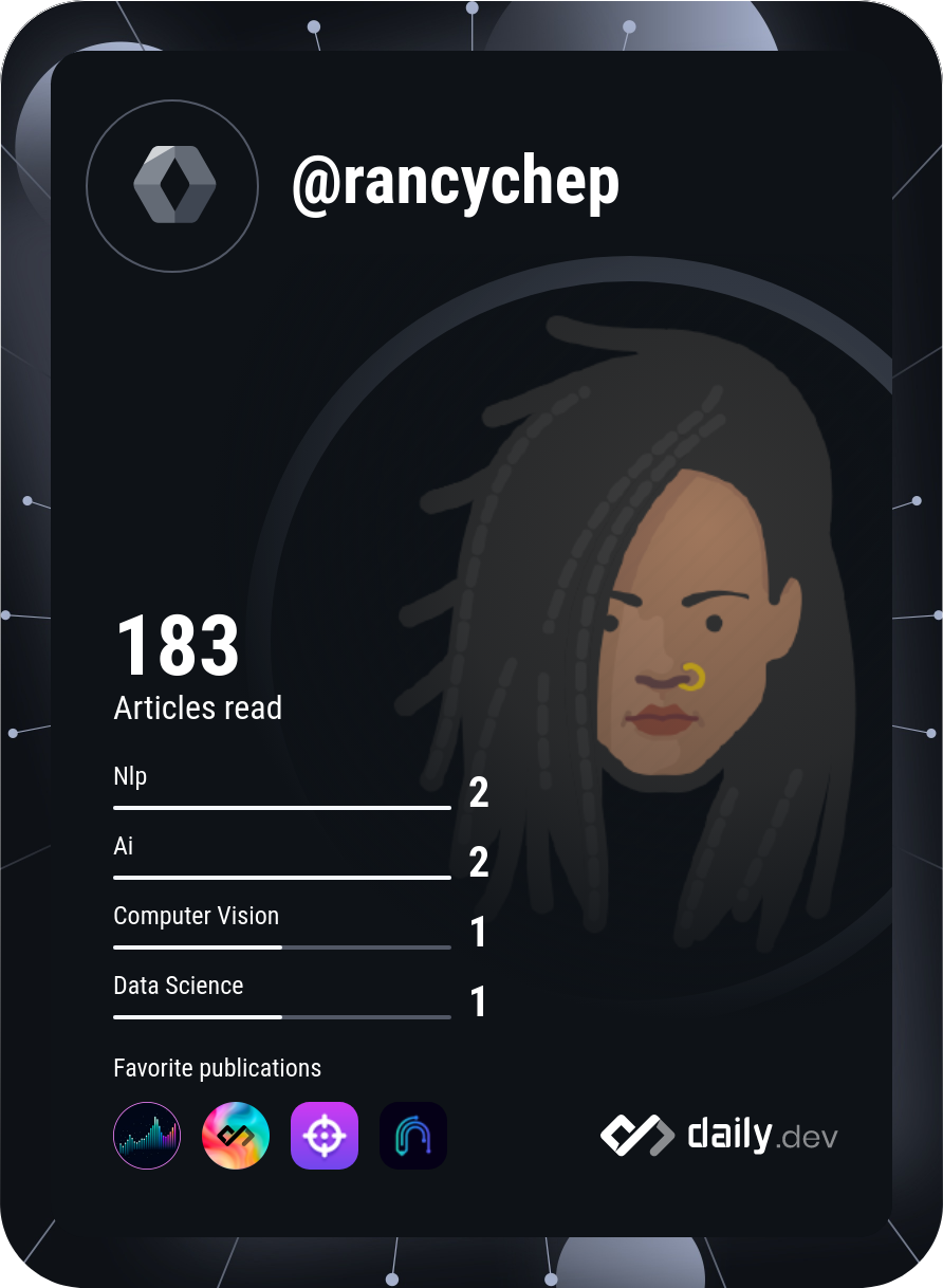 Rancy Chepchirchir's Dev Card