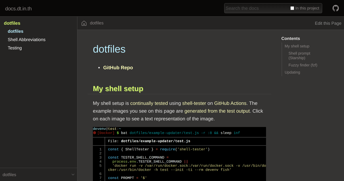 GitHub - dtinth/dotfiles: Terminal setup · GitHub