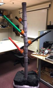 The T-Tree 1.0 with four T-Sticks