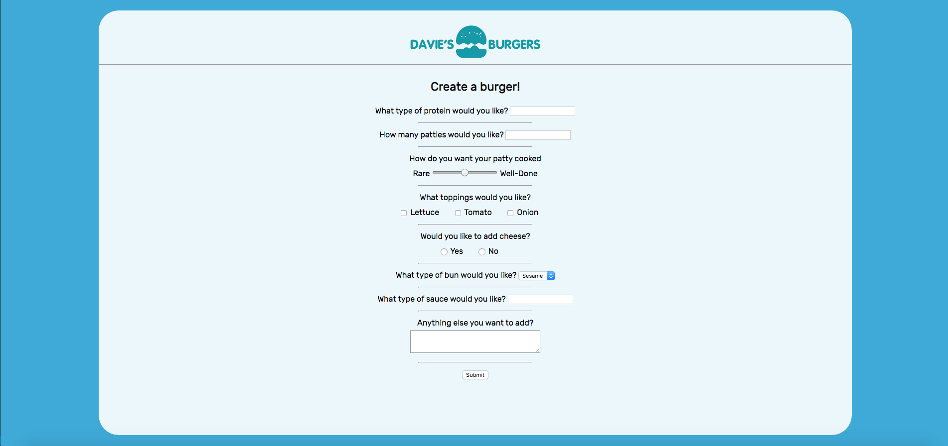GitHub - miguelcarmona23/davies-burger-app-design: A UI design for a ...