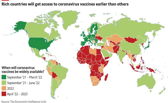 coranvirus vaccines be widely available