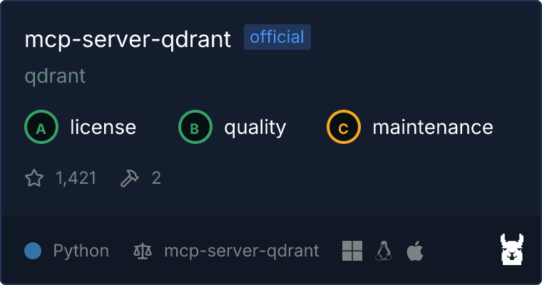 mcp-server-qdrant MCP server