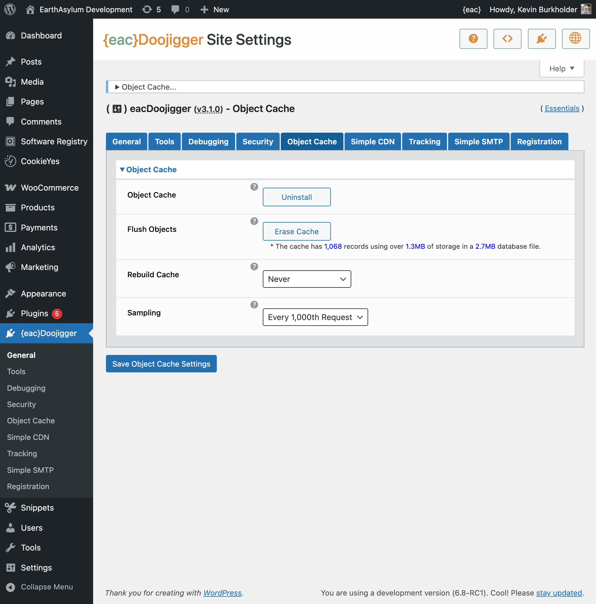 {eac}ObjectCache