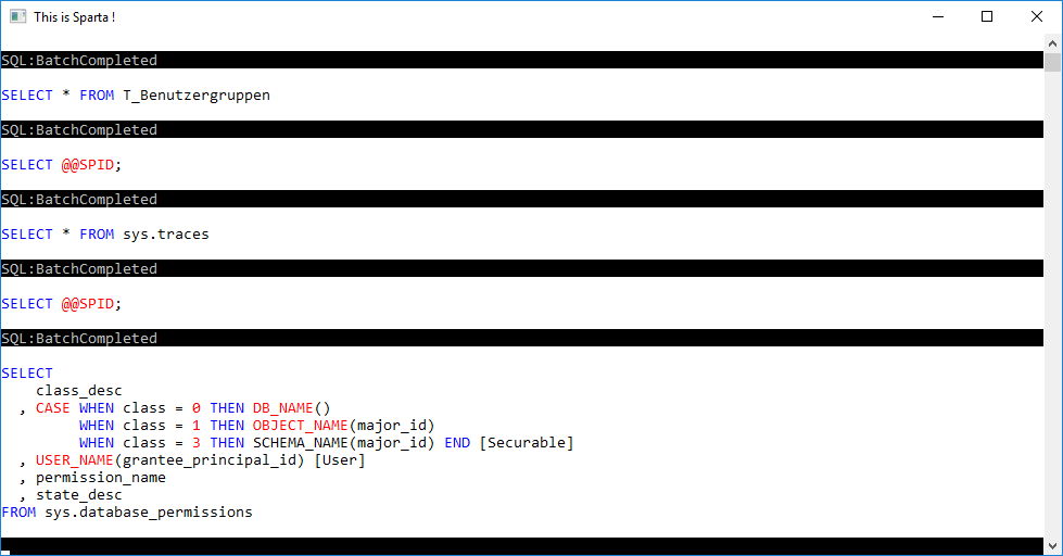 Windows-Console-Profiler: This is Sparta !