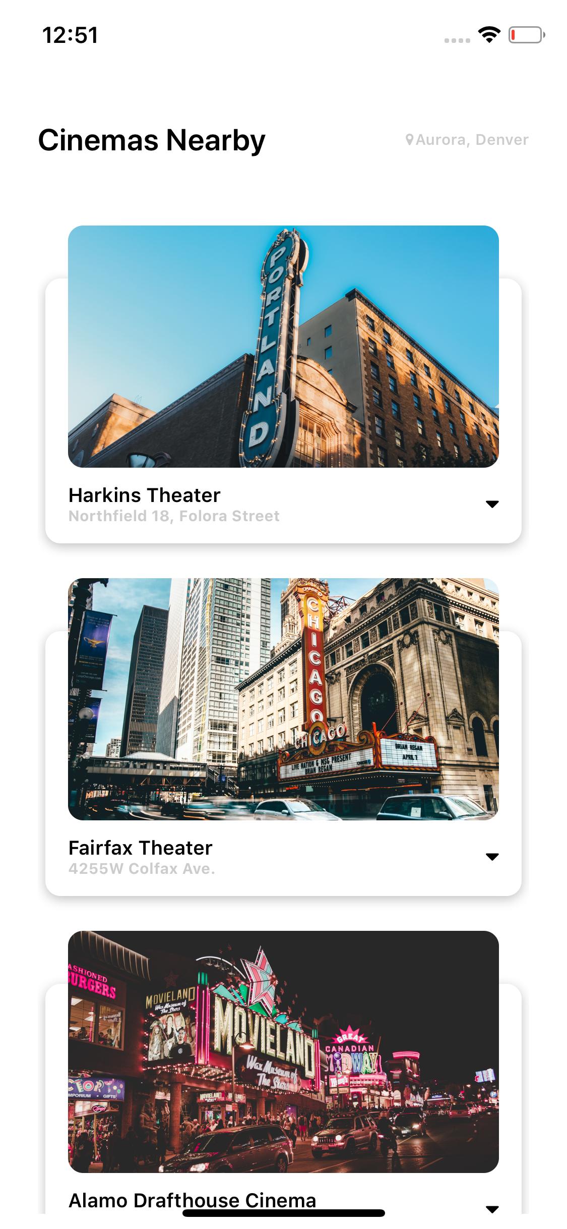 Image of React Native Movie Booking App