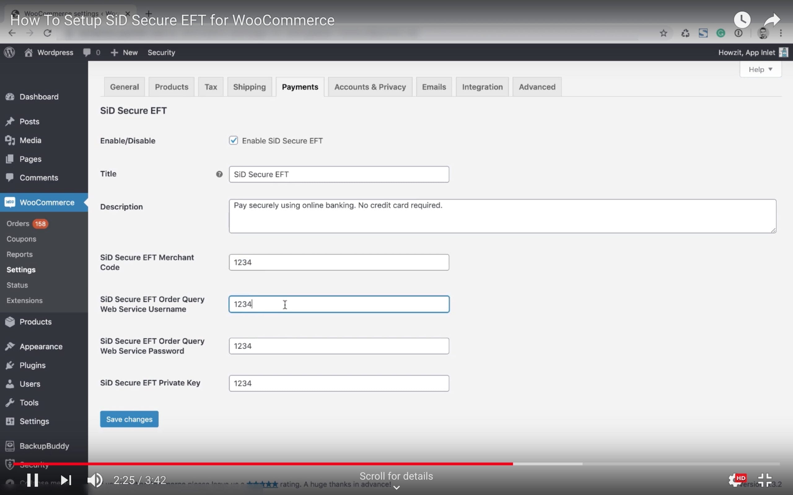 How To Setup SiD Secure EFT for WooCommerce