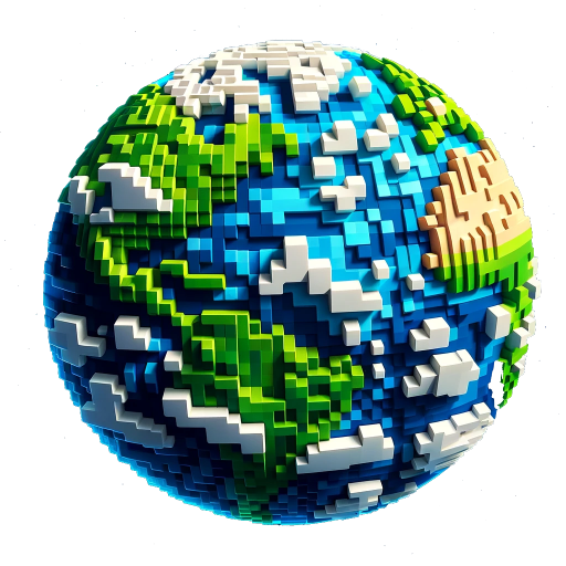 Voxel Earth logo