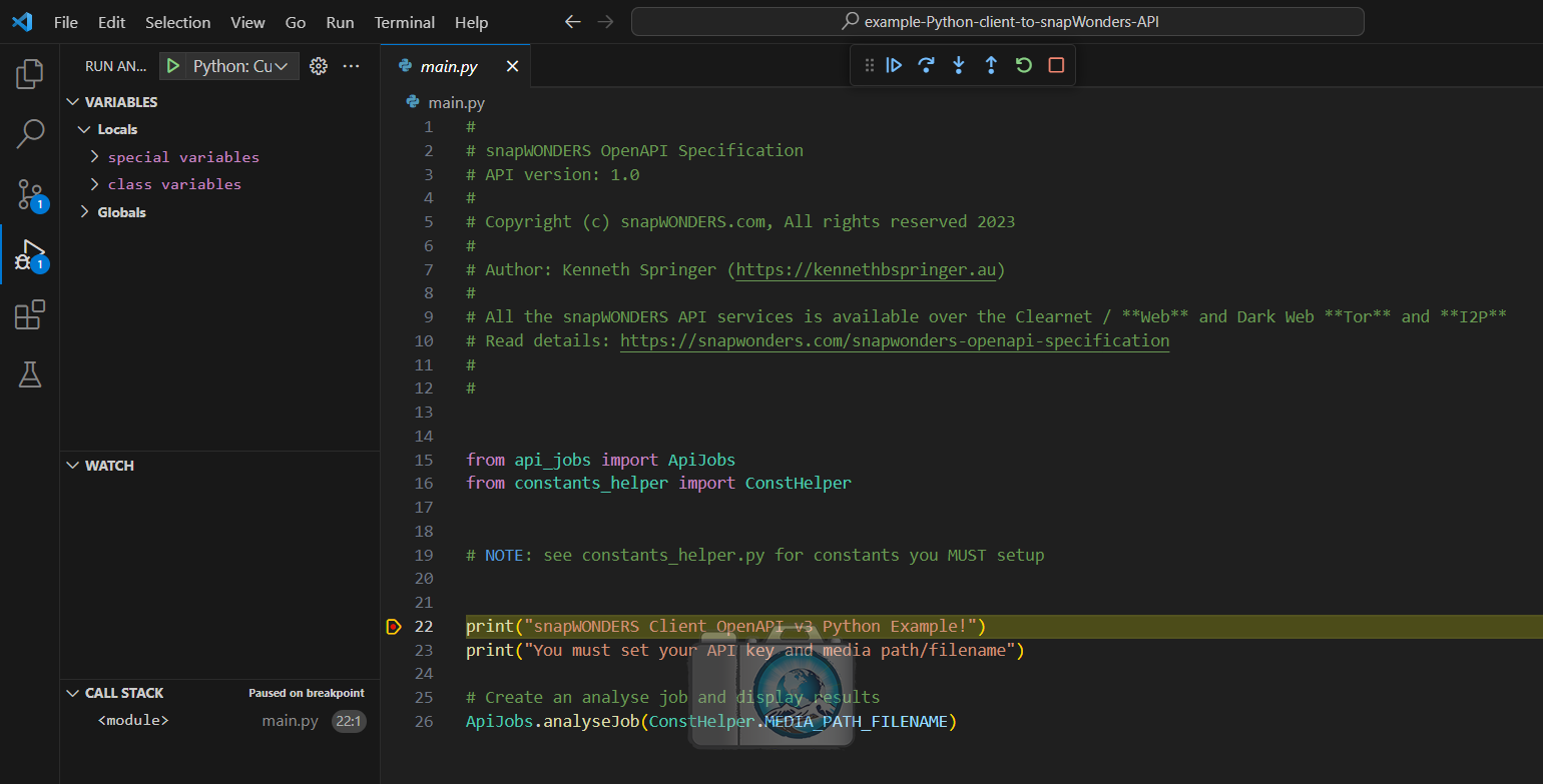 Visual Code IDE