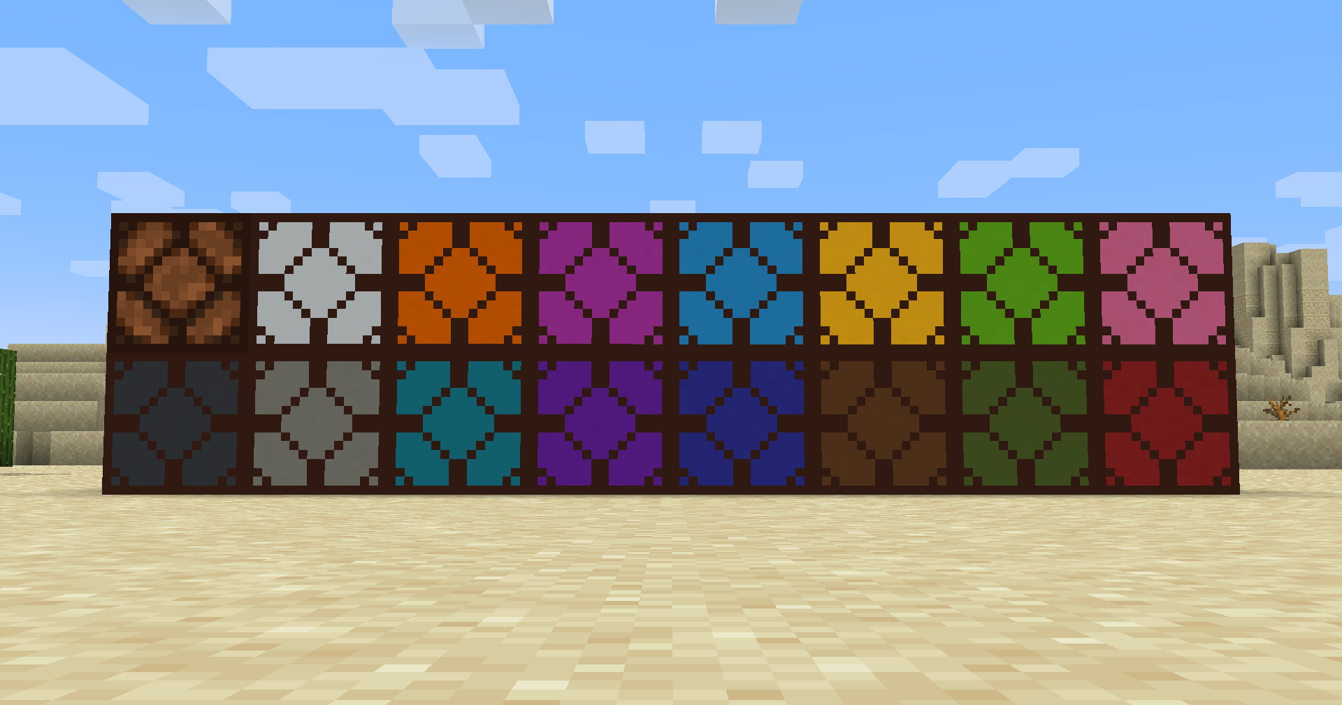 Colored Redstone Lamps