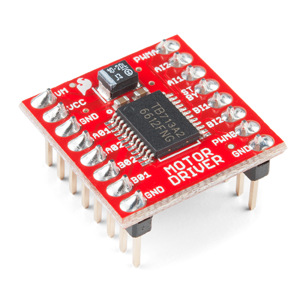 SPARKFUN MOTOR DRIVER - DUAL TB6612FNG (1A) with Headers