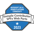 SPFx Web Part Samples - Microsoft 365 & Power Platform Community 2023