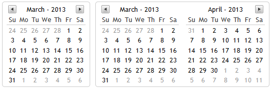 Default Calendar View