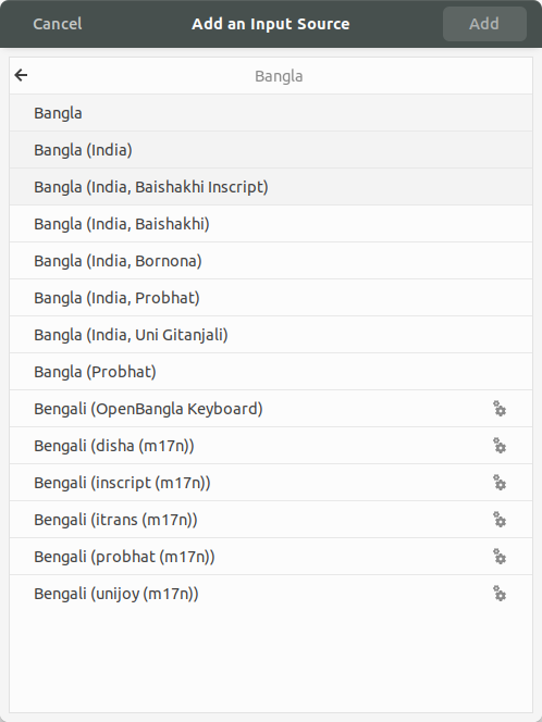 Bengali (OpenBangla Keyboard)