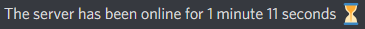 !uptime