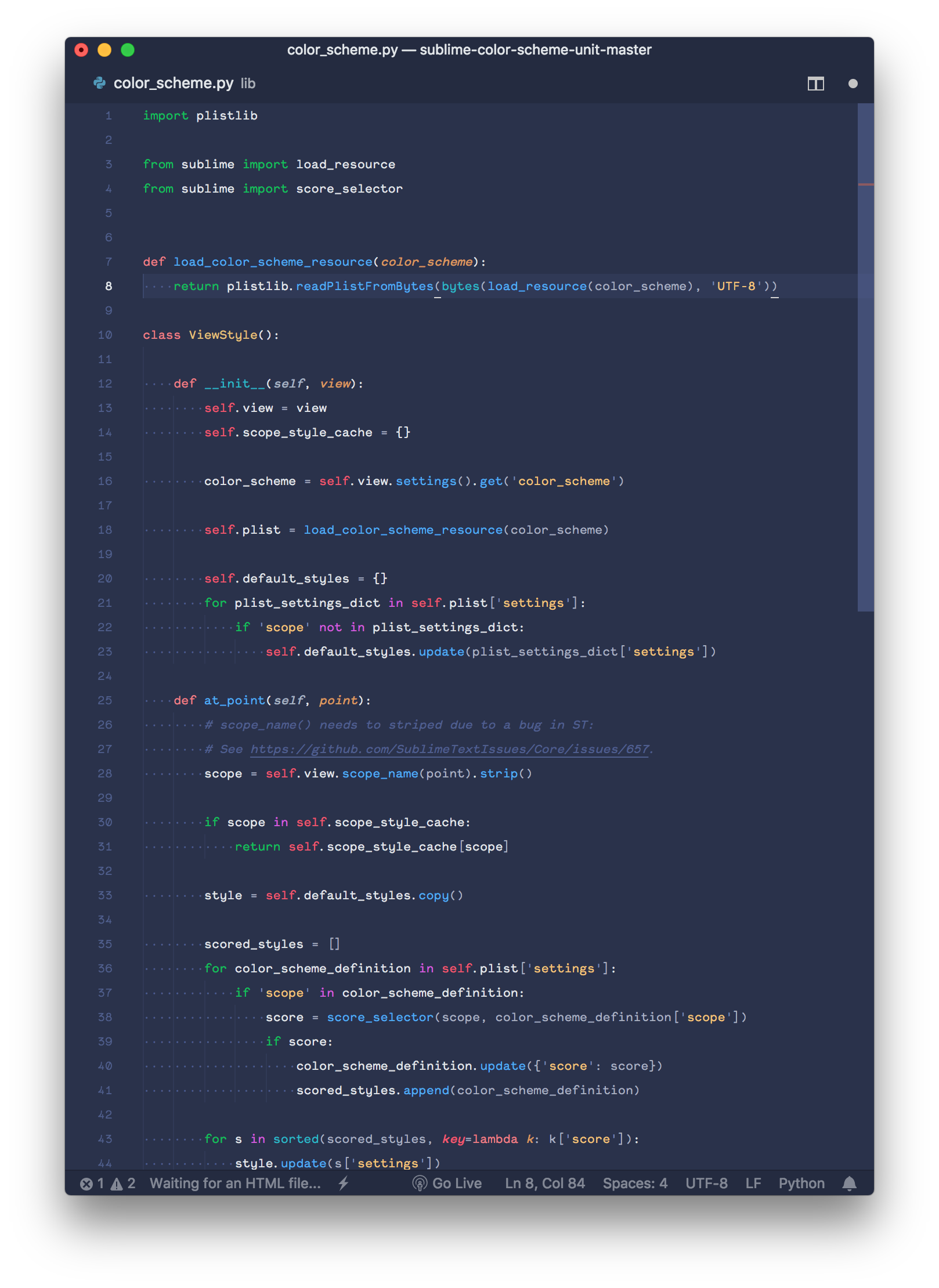 GitHub - sujan-s/code-blue: A carefully concocted dark theme made of ...