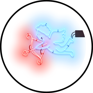 Cupid Neon Sign icon