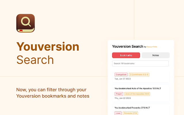 Youversion Search Poster, by Favour Felix