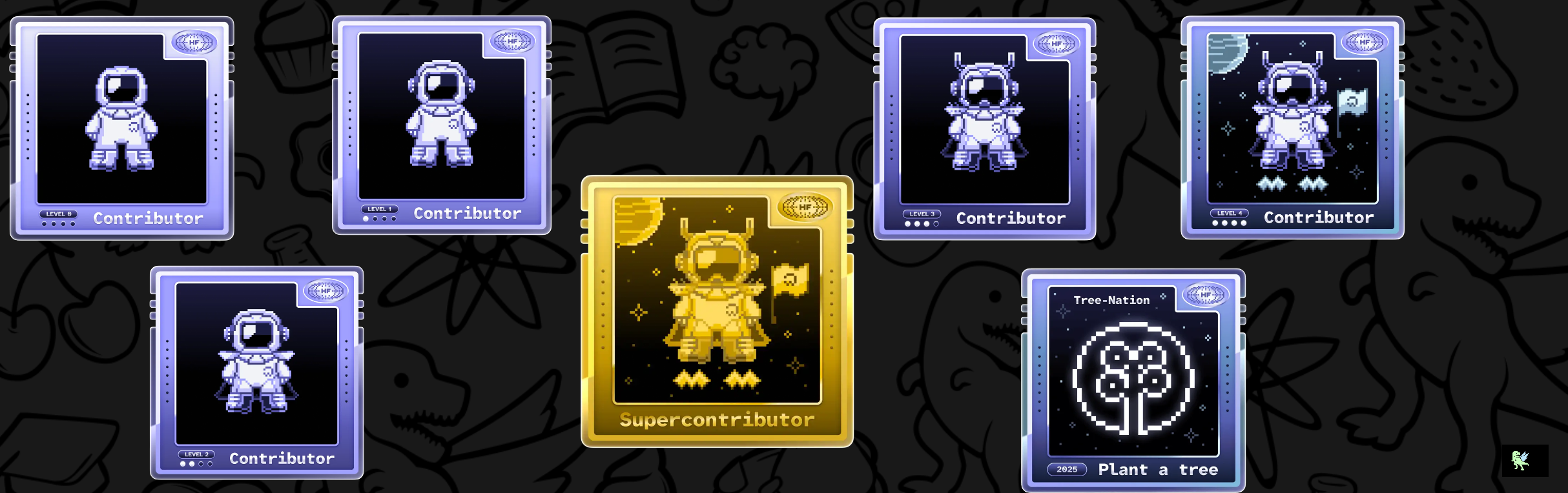 An image of @snehatech03's Holopin badges, which is a link to view their full Holopin profile