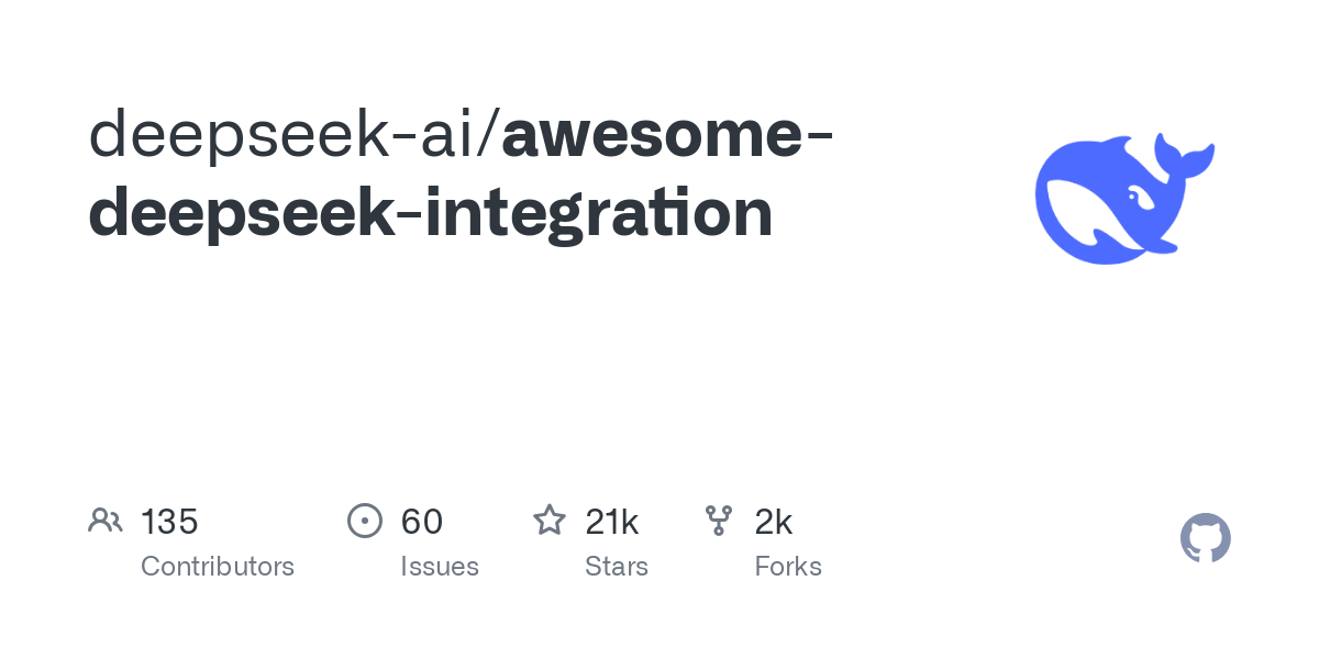 deepseek-ai / awesome-deepseek-integration