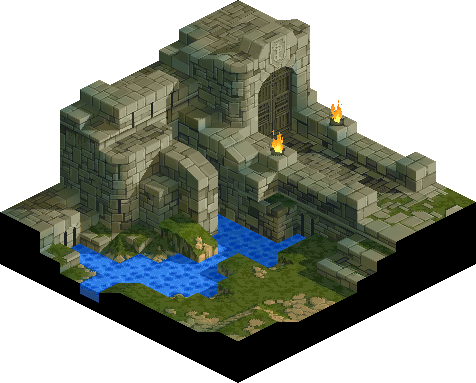 At the Gate of Riovanes Castle