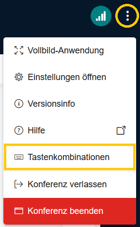 Tastenkombination