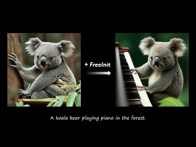 FreeInit : Bridging Initialization Gap in Video Diffusion Models - Utilizing AnimateDiff