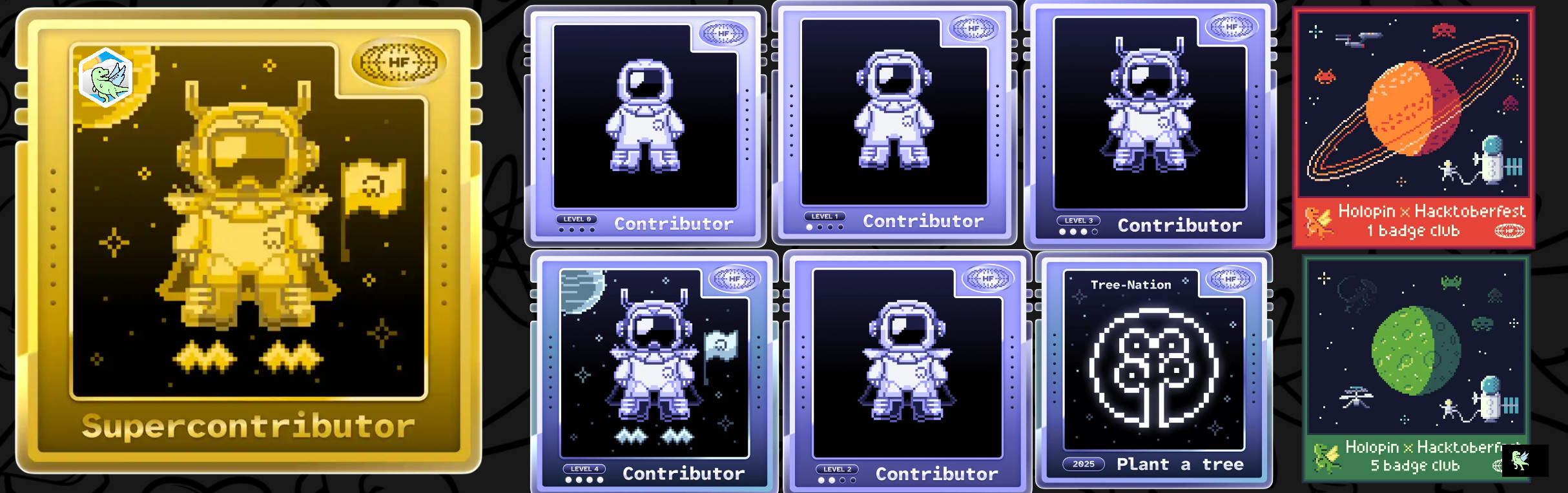 An image of @krishgargcode's Holopin badges, which is a link to view their full Holopin profile