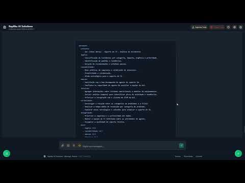 Apresentação Prometheus Replika IA - Interface Chatbot Corporativo e Copilot